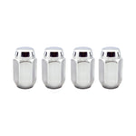 McGard Hex Lug Nut (Cone Seat) 1/2-20 / 13/16 Hex / 1.5in. Length (4-Pack) - Chrome