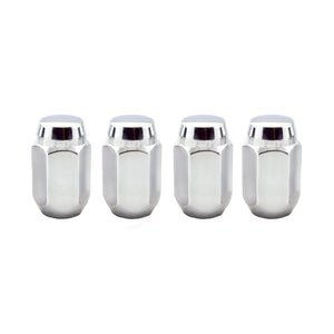 McGard Hex Lug Nut (Cone Seat) 1/2-20 / 13/16 Hex / 1.5in. Length (4-Pack) - Chrome