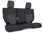 PRP 13-18 Jeep Wrangler JKU Rear Seat Cover/4 door - Black/Grey