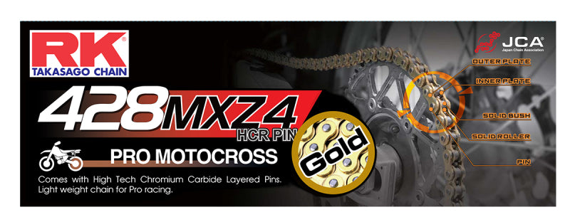 RK Chain GB428MXZ4-120 - Gold