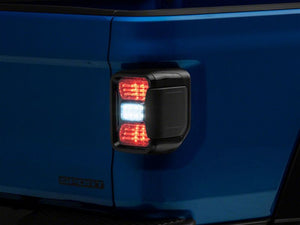 Raxiom 20-23 Jeep Gladiator JT Axial Series LED Tail Lights- Blk Housing (Smoked Lens)