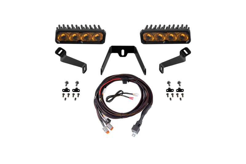 Diode Dynamics 2015-2017 Subaru WRX SS6 Pro LED Kit Yellow Driving 3000K