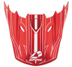 EVS T5 Pinner Visor - Red/White