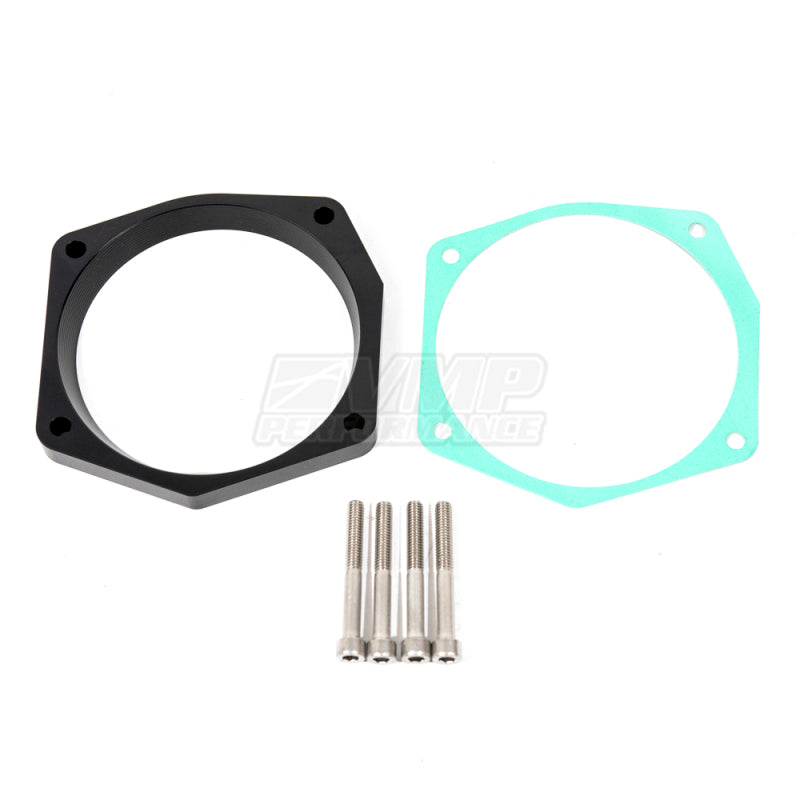 VMP Performance 105mm Throttle Body Adapter Plate Kit - Black Anodized