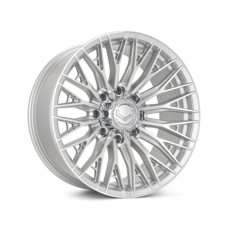 Vossen HFX-6 22x10 - 8x180 - ET-18 - Super Deep Face - 124.3 - Silver Polished Wheel
