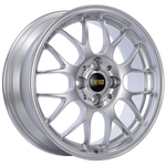 BBS RG-R 17x8 5x120 ET40 CB72.5 Diamond Silver Wheel -82mm PFS/Clip Req