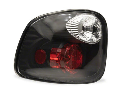 Raxiom 97-00 Ford F-150 Flareside Axial Series Altezza Style Tail Lights- Black- Clear Lens