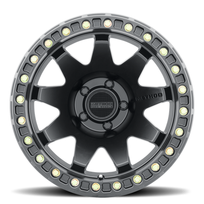 Method MR108 17x9 -44mm Offset 8x170 130.81mm CB Matte Black w/BH-H24 Wheel