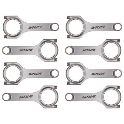 Manley Chevy Small Block LS/LT1 6.125in H Beam Connecting Rod Set w/ ARP2000 Bolts