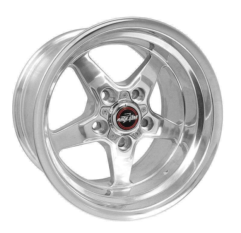 Race Star 92 Drag Star Polish 15x5 5x5.00BC 2.375BS Direct Drill Polished Wheel