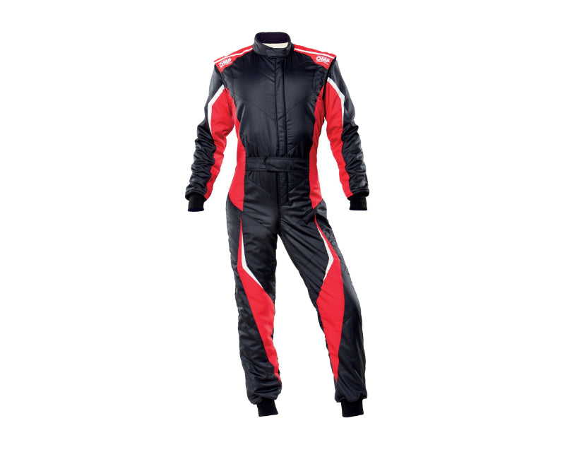 OMP Tecnica Evo Overall My21 Black/Red - Size 52 (Fia 8856-2018)