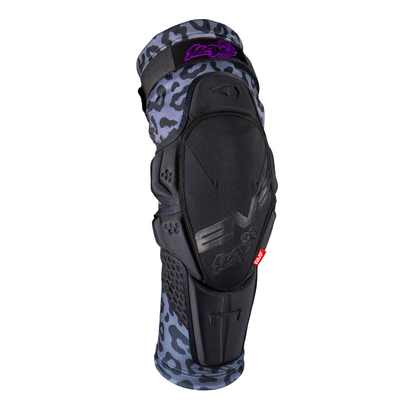 EVS Slayco96 Knee Guard Pair Ghost/Leopard - Large/XL