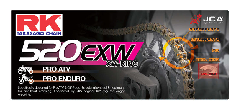 RK Chain 520EXW-92 - Natural