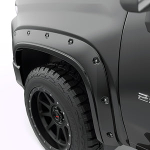 EGR 20-23 Chevrolet Silverado 2500Hd/3500Hd Traditional Bolt-On Look Fender Flares Black Set Of 4