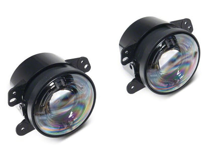 Raxiom 07-18 Jeep Wrangler JK V2 LED Fog Lights with Amber Turn Signals