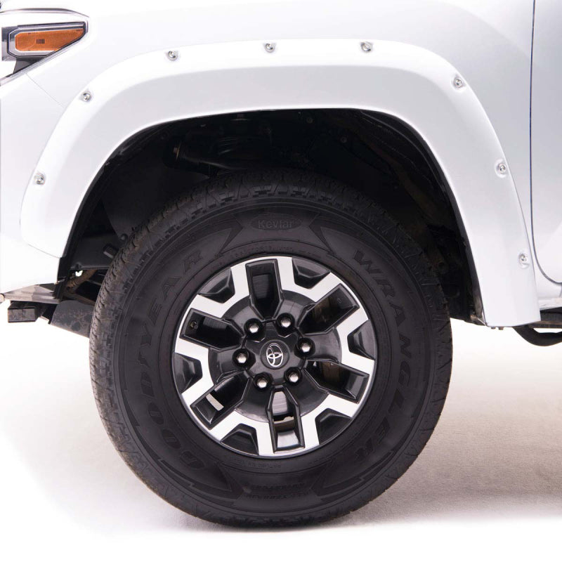 EGR 14+ Chev Silverado 5ft Bed Bolt-On Look Color Match Fender Flares - Set - Summit White