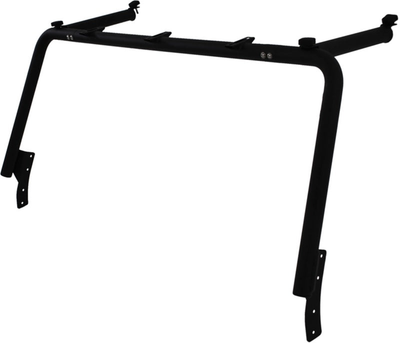 MBRP 07-10 Jeep Wrangler JK Front Roof Rack Extension (2 Door) Black Coated