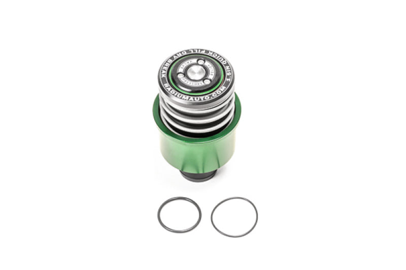 Radium Engineering 1.5in Dry Break Fuel Filler, Male, PRV