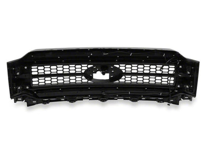 Raxiom 21-23 Ford F-150/ Exc.Raptor CXR Series LED Upper Replacement Grille with White DRL- Black