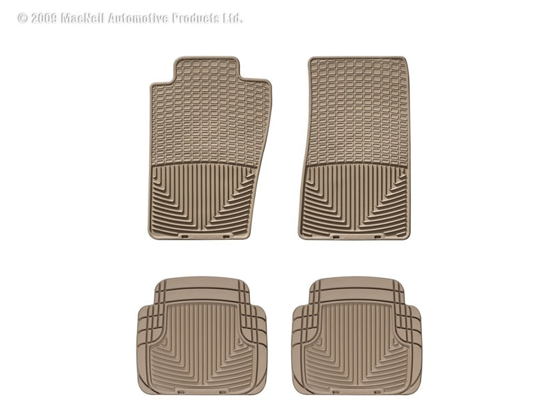 WT Rubber Mats - Front - Tan