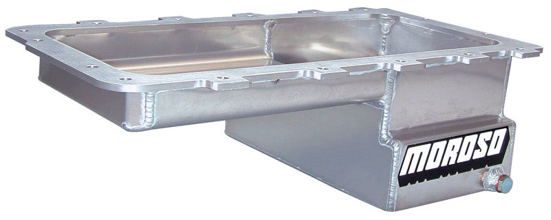 Moroso Ford 5.4 Lightning (w/Rear Sump) Drag Race Baffled Wet Sump 7qt 6.5in Aluminum Oil Pan