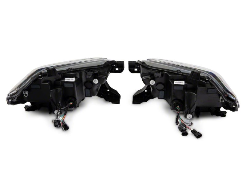 Raxiom 16-23 Toyota Tacoma w/ Factory Halogen DRL LED Headlights- Black Housing (Clear Lens)