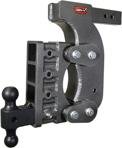 Gen-Y The Boss Torsion-Flex 2.5in Receiver 15in Drop Hitch w/GH-061 Dual-Ball/Stabilizer Kit