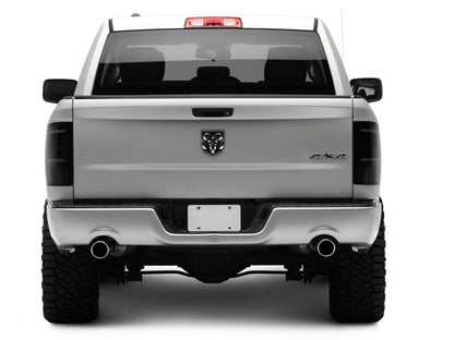 Raxiom 09-18 Dodge RAM 1500 Axial Series LED Tail Lights- Black Housing- Smoked Lens
