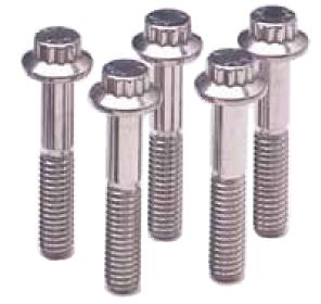 ARP M8 x 1.25 x 90mm 12pt Stainless Steel Bolts (Set of 5)