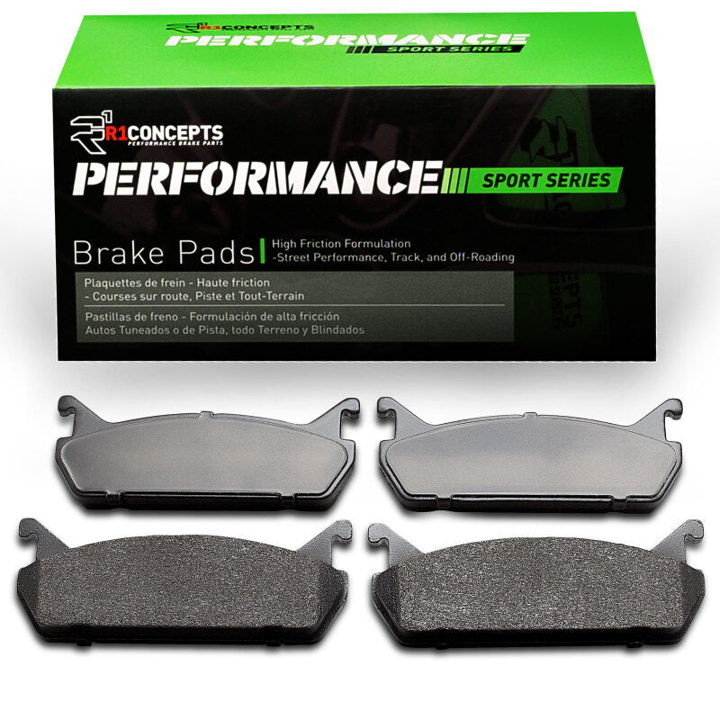 R1 90-96 Mercury Tracer Rear Performance Sport Brake Pads