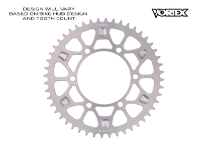 Vortex Racing V4 41 Tooth 520 Rear Sprocket - Silver