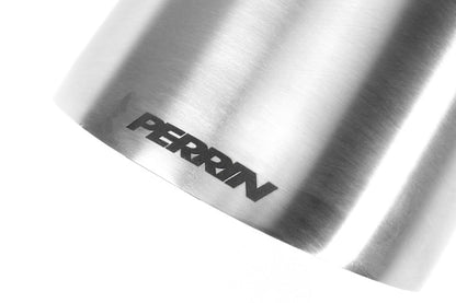 PERRIN 22-26 Subaru BRZ / Toyota GR86 Axle Back Exhaust SS (Single Side Exit w/Helmholtz Chamber)