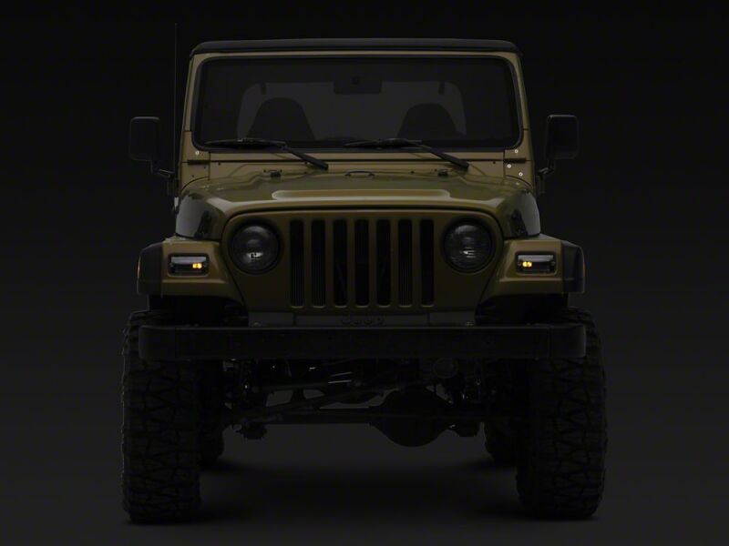 Raxiom 97-06 Jeep Wrangler TJ Axial Series LED Sequential Cornering Lights- Clear