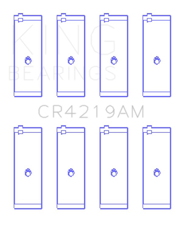 King Engine Bearings Toyota 1Rz (Size +0.75mm) Connecting Rod Bearing Set