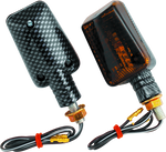 BikeMaster Universal Ministalk Marker Light - Carbon/Smoke