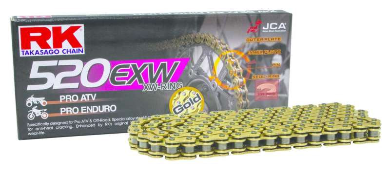 RK Chain GB520EXW-100L XW-Ring - Gold