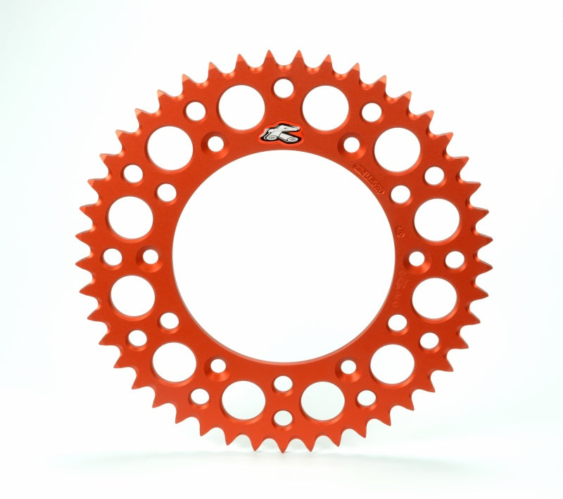 Renthal 97-24 KTM/ 06-07 Husaberg/ 18-24 Husqvarna Rear Grooved Sprocket - Orange 520-45P Teeth