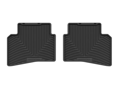 WeatherTech 20-26 Hyundai Venue Rear All-Weather Floor Mats - Black