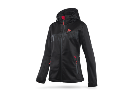 Akrapovic Womens Corpo Softshell Jacket Black - M