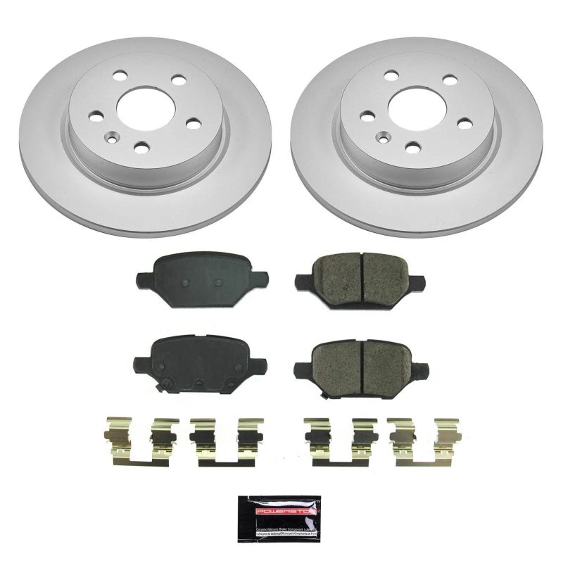 Power Stop 18-20 Buick Encore Rear Z17 Evolution Geomet Coated Brake Kit