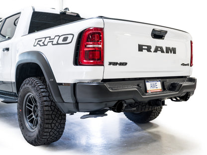 AWE Tuning 2025+ RAM 1500 RHO 3.0 I6 TT 0FG Dual Rear Exit Cat-Back Exhaust - Diamond Black Tips