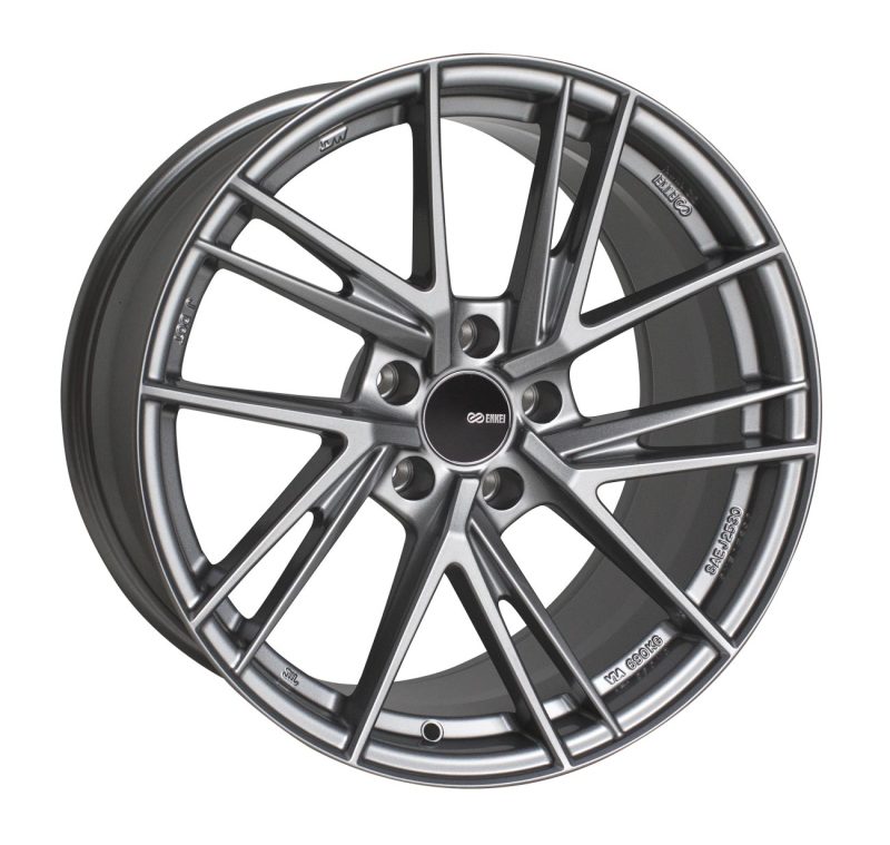 Enkei TD5 18x8.0 5x112 45mm Offset 72.6mm Bore Storm Gray Wheel