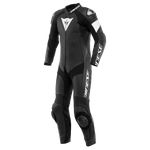 Dainese Tosa 1PC Leather Suit Perforated Black/Black/White Size - 48