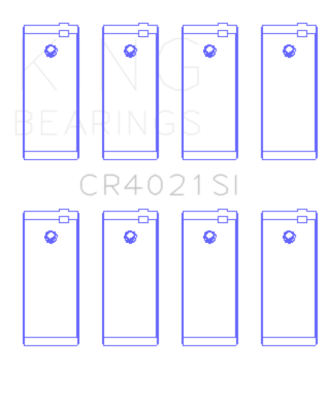 King Engine Bearings Escort 1.9 1987/89 (Size +0.25mm) Connecting Rod Bearing Set