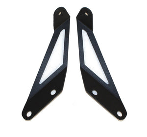 Fishbone Offroad 07-18 Jeep Wrangler JK Hood Light Mount Brackets