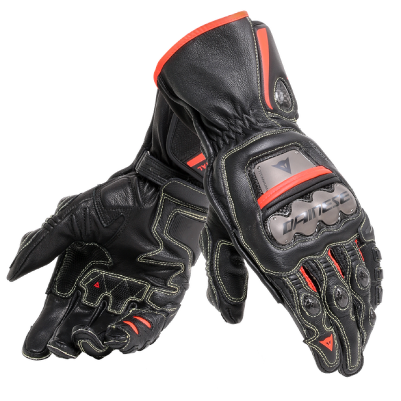 Dainese Full Metal 6 Gloves Black/Red - Small