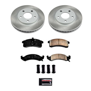 Power Stop 92-93 Pontiac Trans Sport Front Semi-Coated Rotor Kit