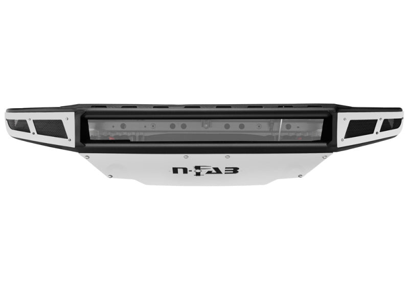 N-Fab M-RDS Front Bumper 14-17 Toyota Tundra - Gloss Black w/Silver Skid Plate