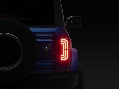 Raxiom 21-26 Ford Bronco LED Tail Lights- Black Housing- Clear Lens