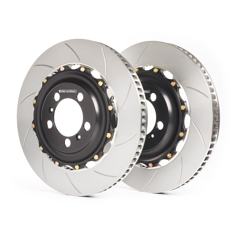 GiroDisc 04-08 Lamborghini Gallardo 1st Gen 380mm (w/Spacers) Slotted Rear Rotors